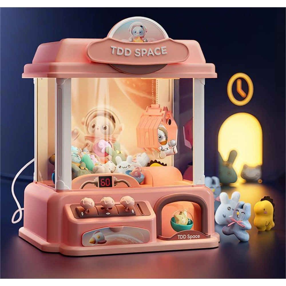 Doll Machine Coin Operated Play Game Mini Claw Catch Toy Machines Dolls Maquina dulces Children Interactive Toys Birthday Gifts