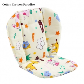 Baby Kids Highchair Cushion Pad Mat Booster Seats Cushion Pad Mat Feeding Chair Cushi on Pad Stroller Cushion Mat Cotton Fabric